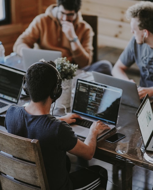 Developers working together